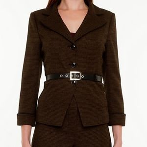 Le Chateau Double Weave Notch Blazer